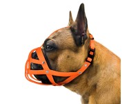 Намордник Barksi водовідштовхуючий біотановий французький бульдог помаранчевий (4915/Т) 