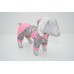 Комбінезон для собак Фантазія з капюшоном рожевий. міні 21х27 см