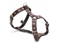 Шлея нагрудник для собак Zoo-hunt шкіряна Стаффорд 2 коричнева Шлея нагрудник для собак Zoo-hunt шкіряна Стаффорд 2 коричнева