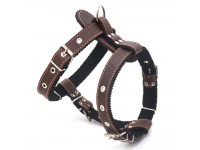 Шлея нагрудник для собак Zoo-hunt шкіряна Боксер 2 коричневий Шлея нагрудник для собак Zoo-hunt шкіряна Боксер 2 коричневий