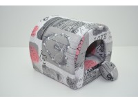 Будиночок тунель для гризунів бязь №0 25х30х25,5 см 