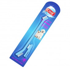 Cliny Зубна щітка для тварин з масажером для ясен 
