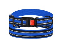 Нашийник для Собак BronzeDog Mesh з Пластиковою Пряжкою Синій S(50/1602/Т) Нашийник для Собак BronzeDog Mesh з Пластиковою Пряжкою Синій S(50/1602/Т)