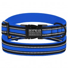 Нашийник для Собак BronzeDog Mesh з Металевою Пряжкою Синій XL(66/1602/Т) Нашийник для Собак BronzeDog Mesh з Металевою Пряжкою Синій XL(66/1602/Т)