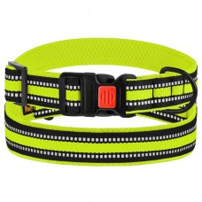 Нашийник для Собак BronzeDog Mesh з Пластиковою Пряжкою Лимонний XL(53/1605/Т) Нашийник для Собак BronzeDog Mesh з Пластиковою Пряжкою Лимонний XL(53/1605/Т)