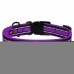Нашийник для Собак BronzeDog Mesh з Пластиковою Пряжкою Фіолетовий  S(50/1607/Т) 
