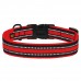 Нашийник для Собак BronzeDog Mesh з Металевою Пряжкою Червоний  M(47/1603/Т) 