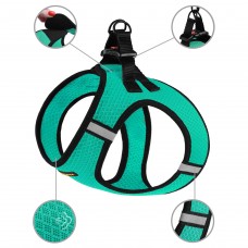 Шлея для собак Bronzedog Mesh Vest 3D сітка Ментолова  L(83608/Т) 