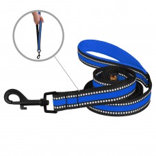 Повідець для Собак BronzeDog Mesh 2 в 1 Синій  L(62/1602/Т) 