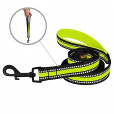 Повідець для Собак BronzeDog Mesh 2 в 1 Лимонний  L(62/1605/Т) 