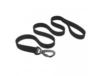 Повідець для собак Bronzedog Surf Водовідштовхувальний із Захисним Полімерним Покриттям 3 м Чорний  S(3060/6131) 