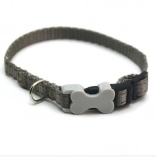 Нашийник для собак Zoo-hunt капроновий світловідбиваючий Бетті 1,0 см 18-28 см сірий Нашийник для собак Zoo-hunt капроновий світловідбиваючий Бетті 1,0 см 18-28 см сірий