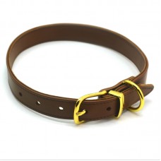 Нашийник для собак Zoo-hunt шкіряний Мішель карамель 1,2/23-28 см