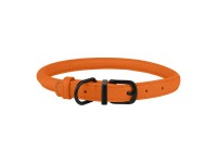 Нашийник для Собак Круглий Шкіряний BronzeDog Premium з Металевою Фурнітурою Помаранчовий L(00354/Т) Нашийник для Собак Круглий Шкіряний BronzeDog Premium з Металевою Фурнітурою Помаранчовий L(00354/Т)