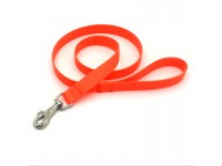 Повідець для собак Zoo-hunt біотановий Колорит 2,5 см 120 см помаранчевий 