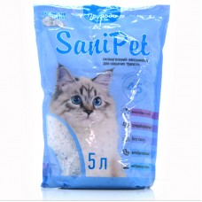 Наповнювач SaniPet 5 л силікагель для кошачих туалетів 