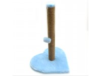 Кігтеточка Драпак для кішок Zoo-hunt на підставці Гламур блакитний 33х33 см джут 