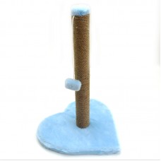 Кігтеточка Драпак для кішок Zoo-hunt на підставці Гламур блакитний 38х38 см джут 