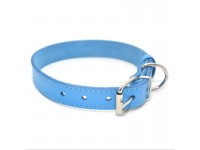 Нашийник для собак Zoo-hunt шкіряний Весна блакитний 1,2/20-25 см Нашийник для собак Zoo-hunt шкіряний Весна блакитний 1,2/20-25 см