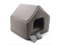 Будиночок для малих собак та котів Zoo-hunt Марсель сірий №1 40х33х35 см Будиночок для малих собак та котів Zoo-hunt Марсель сірий №1 40х33х35 см