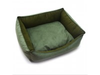 Лежак для собак та котів Zoo-hunt Меджік прямокутний зелений №1 40х50х16 см