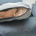 Автокрісло сумка-переноска лежак Zoo-hunt Дік L для котів та малих порід собак 50х60х55 см сіра 