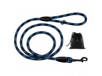 Повідець для Собак Barksi Active світловідбивний Чорно-Блакитний 300 см M(66192/Т) Повідець для Собак Barksi Active світловідбивний Чорно-Блакитний 300 см M(66192/Т)