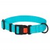 Нашийник для Собак BronzeDog Active Нейлоновий зі Світловідбиттям та Пластиковою Пряжкою Блакитний  M(51/1222/Т) 