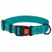 Нашийник для Собак BronzeDog Active Нейлоновий зі Світловідбиттям та Пластиковою Пряжкою Бірюзовий  L(52/1225/Т) 