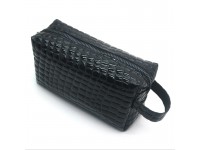 Косметичка Zoo-hunt з екошкіри Кеті 18х10х7 см чорний крокодил лак 1252 Косметичка Zoo-hunt з екошкіри Кеті 18х10х7 см чорний крокодил лак 1252