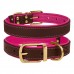 Нашийник для Собак Шкіряний BronzeDog Premium з Литою Латунною Фурнітурою та Адресником Коричнево-Рожевий XL(62087/Т) Нашийник для Собак Шкіряний BronzeDog Premium з Литою Латунною Фурнітурою та Адресником Коричнево-Рожевий XL(62087/Т)