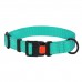 Нашийник для Собак BronzeDog Active Нейлоновий зі Світловідбиттям та Пластиковою Пряжкою Ментоловий  M(51/1308/Т) 