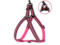 Шлея для Собак BronzeDog Mesh Стандарт Рожевий  L(82206/Т) 