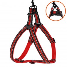 Шлея для Собак BronzeDog Mesh Стандарт Червоний  M(82103/Т) 