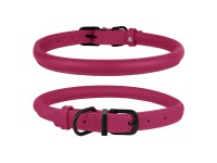 Нашийник для Собак Круглий Шкіряний BronzeDog Premium з Металевою Фурнітурою Рожевий S(00337/Т) Нашийник для Собак Круглий Шкіряний BronzeDog Premium з Металевою Фурнітурою Рожевий S(00337/Т)