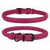 Нашийник для Собак Круглий Шкіряний BronzeDog Premium з Металевою Фурнітурою Рожевий  XL(00367/Т) 